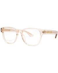 Gucci - Eyeglasses Square Full Rim, Transparent Pale Frame And Clear Demo Lenses Lens Gg1746Oa002 Sunglasses - Lyst