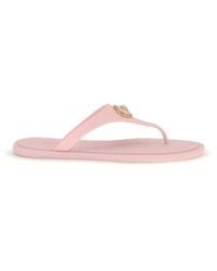 Versace - Rubber Flip-Flop Sandals - Lyst