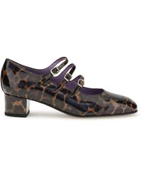CAREL PARIS - Kina Mary Jane Pumps Leopardate - Lyst