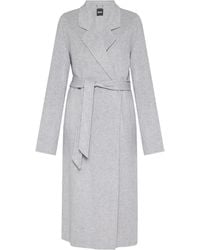 BOSS - Cotaz Double Face Wool Coat - Lyst
