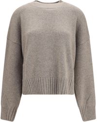 Malo - Cashmere Crew Neck Sweater Kashmir/Capra Hircus - Lyst