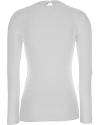 Brunello Cucinelli - Long-Sleeve Top With Monile Detail - Lyst