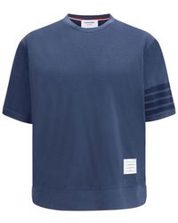 Thom Browne - Blue Cotton Sportswear - Lyst