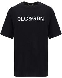 Dolce & Gabbana - Milano Logo T Shirt - Lyst