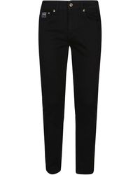Versace - Narrow Dundee 5 Pockets Jeans - Lyst