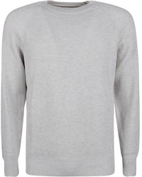 Brunello Cucinelli - Plain Rib Knit Sweatshirt - Lyst