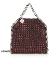 Stella McCartney - Falabella Tiny Hotfix Crystal Bag - Lyst