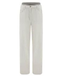 Brunello Cucinelli - White Cotton Casual Pants - Lyst