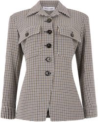Veronica Beard - Twill Jacket Multicolour Polyester - Lyst
