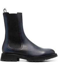 Alexander McQueen - Elasticated Leather Boots - Lyst