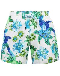 Etro - Printed Swim Shorts - Lyst