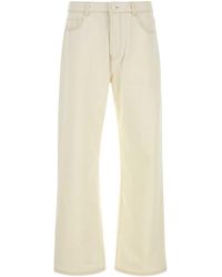 Ami Paris - Ami Ivory Denim Jeans - Lyst