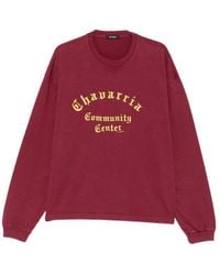 Willy Chavarria - Community Center Long-Sleeve Buffalo T-Shirt - Lyst
