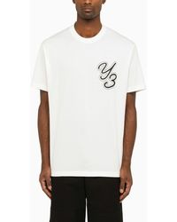 Y-3 - Off T-Shirt With Graphic Print - Lyst