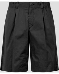 Herno - Light Cotton Stretch And Ultralight Crease Shorts - Lyst