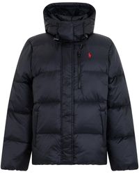 Polo Ralph Lauren - Padded Jacket With Hood Nylon Puffer - Lyst