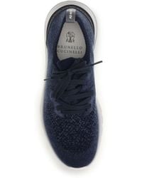 Brunello Cucinelli - Sneakers Cotton Denim- Upper: Trainers - Lyst