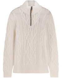 BOSS - Harpreno Virgin Wool And Cashmere Sweater - Lyst