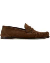 Saint Laurent - Laurent Suede Loafers - Lyst