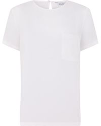 Max Mara - Short-Sleeve Silk Shirt T-Shirts & Jerseys - Lyst