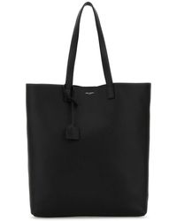 Saint Laurent - Leather Bold Shopping Bag - Lyst