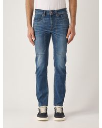 Jeckerson - James 5 Tasche Con Toppa Skinny Fit Tri Blend Jeans - Lyst