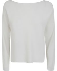 Liviana Conti - Long Sleeves Asymmetric Sweater - Lyst