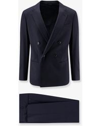 Giorgio Armani - Slim Lightweight Virgin Wool Suit - Lyst