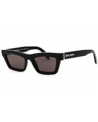 Palm Angels - Sunglasses Cat Eye Full Rim, Frame And Dark Lens Peri108Melrose1807 - Lyst
