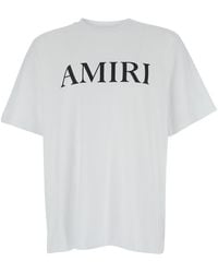 Amiri - T-Shirt With Logo Lettering Print - Lyst