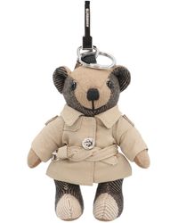 Burberry - Bear Charm Keychain - Lyst