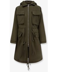 Oamc Peacemaker - Padded Nylon Long Jacket - Lyst