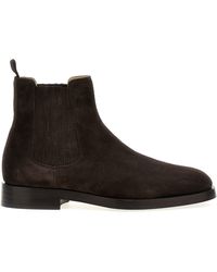 Brunello Cucinelli - Suede Ankle Boots Boots, Ankle Boots - Lyst