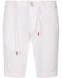 Kiton - Bermuda Shorts With Drawstring - Lyst