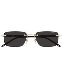Montblanc - Mb0344S Linea Meisterstück Sunglasses - Lyst