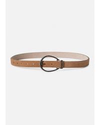 Brunello Cucinelli - Tan Leather Belt - Lyst