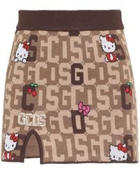 Gcds - X Hello Kitty - Wool Blend Miniskirt - Lyst
