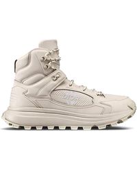Dior Beige Boot High Sneaker - White