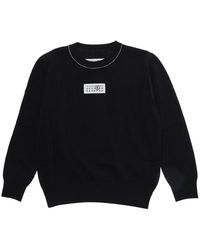 MM6 by Maison Margiela - Sweater M61025 Wool-Blend Tops - Lyst