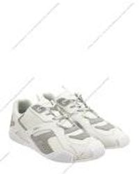 Versace - Leather Sneakers With Greek Motif - Lyst