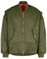 JW Anderson - Curved Hem Oversized Bomber Jacket - Lyst