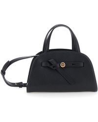 Tory Burch - Tote Bag Romy Leather Handles Cow - Lyst