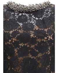 Self-Portrait - Dress, Lace Long-Sleeve Mini — Polyamide - Lyst