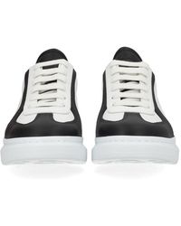 McQueen - Oversize Sneaker Calf Leather Trainers - Lyst