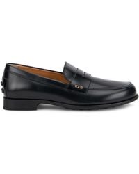 Tod's - Leather Moccasins Calfskin Loafers - Lyst