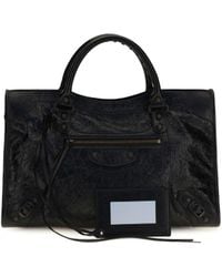 Balenciaga - Shoulder Bag Le City Lamb Leather - Lyst