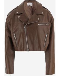 Frankie Shop - Short Jacket With Metallic Buttons Polyester - Lyst