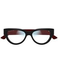 Gucci - Sunglasses Cat Eye Full Rim, Shiny Frame And Clear To Nicotine Photocromic With Light Protection Lens Gg1665S001 - Lyst