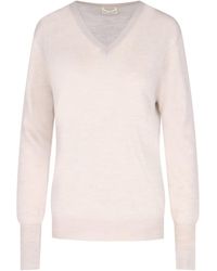 Ma'ry'ya - Virgin Wool, Silk And Cashmere Sweater - Lyst