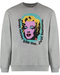 Comme des Garçons - Andy Warhol Print Cotton Sweatshirt - Lyst